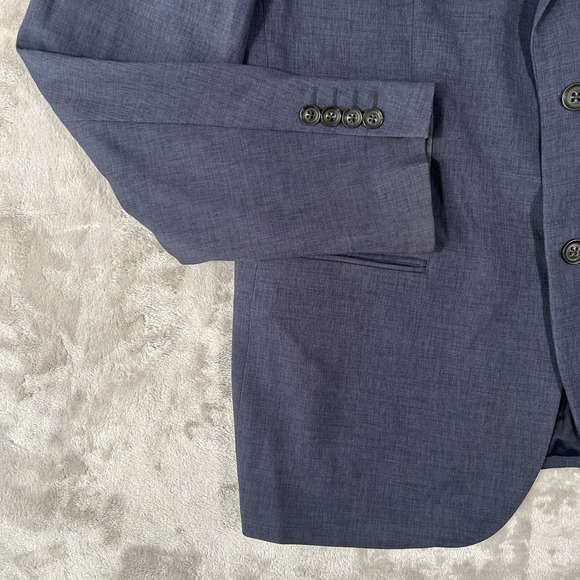 NWT Bluffworks Presidio Travel Blazer Men's Size 46L Slim Fit Navy Blue New - Picture 9 of 16